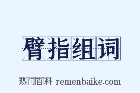 臂指组词是什么意思的图片